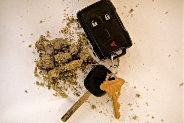 Marijuana and car keys.