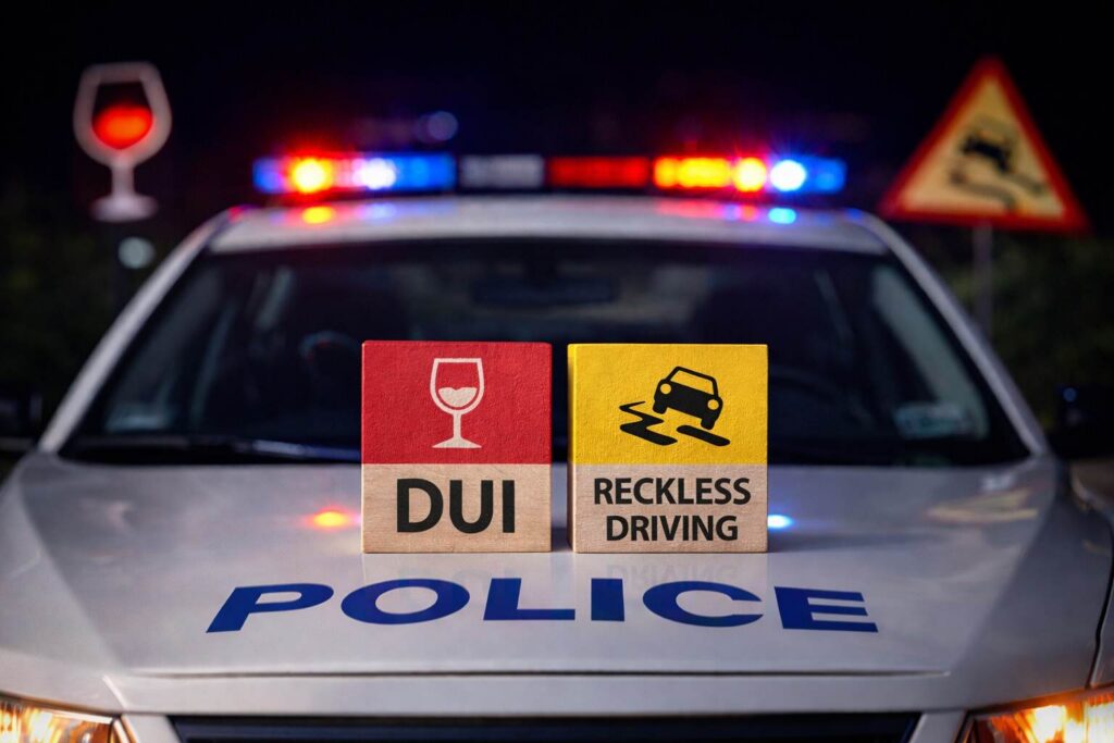 DUI vs reckless driving