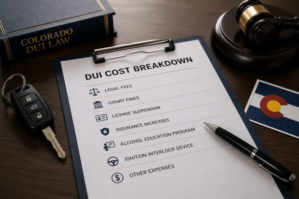 how much does a dui cost in colorado
